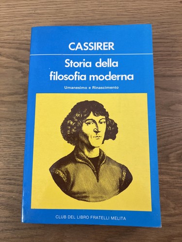 Cassirer storia della - storia,