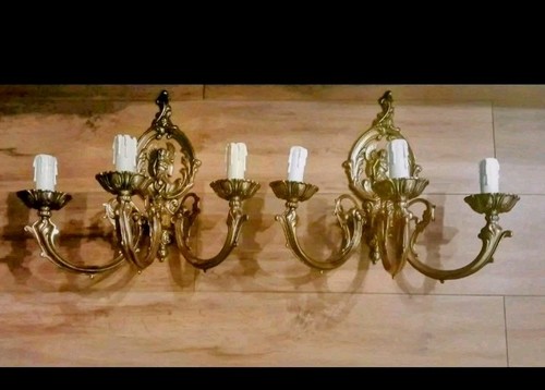 Coppia vecchie lampade - coppia,