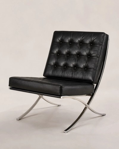 Sedia barcellona premium nera - barcellona,
