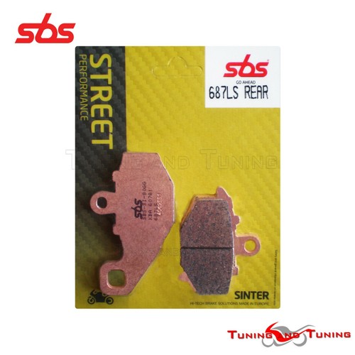 Pastiglie freno posteriore sbs - pastiglie,
