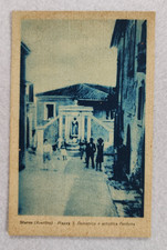 cartolina avellino sturno animata piazza s domenico fontana '900 formato piccolo