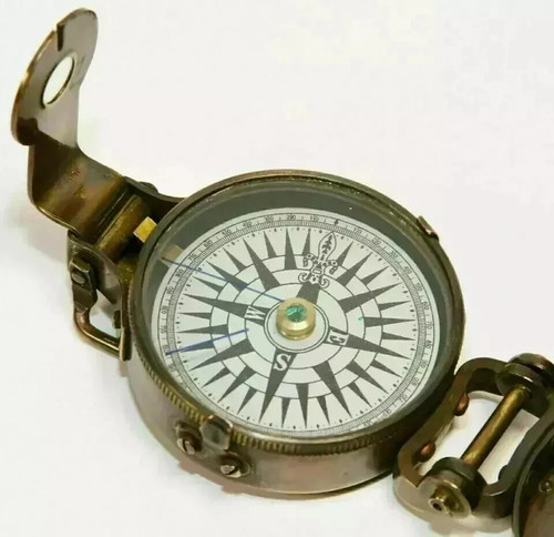 Bussola vintage tascabile - , 2,3"