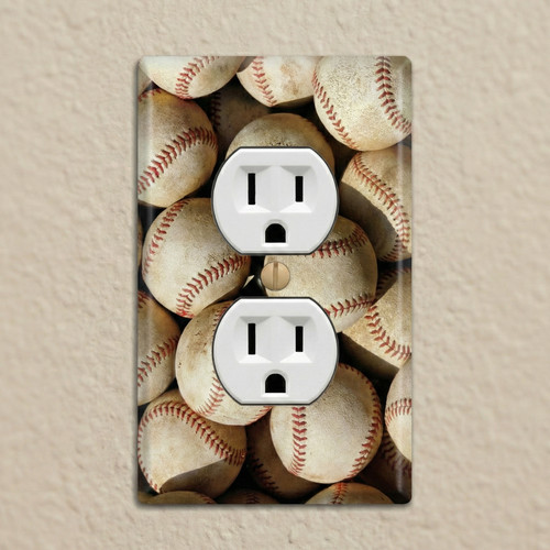 Vecchia presa baseball - , piastra