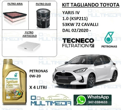 Kit tagliando filtri - tagliando, 3