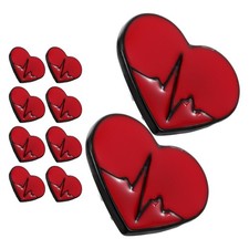  Spilla a cuore da 10 pezzi