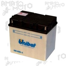 BATTERIA MOTO SCOOTER UNIBAT C60-N30L-A MOTOGUZZI V35 carabinieri 350 92-01