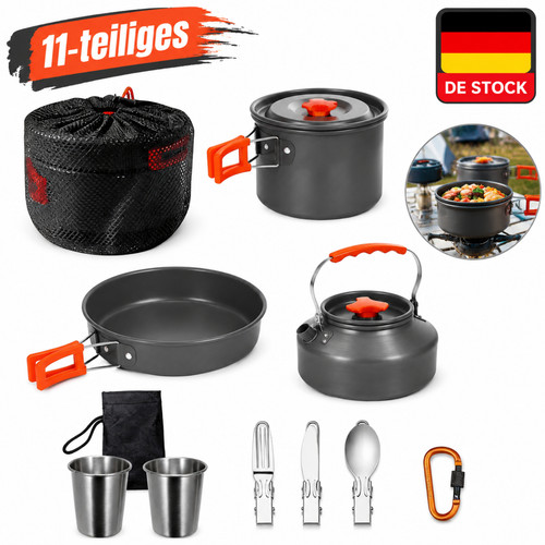 Set stoviglie campeggio - set,
