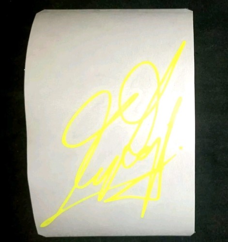 Adesivo autografo max - max, biaggi