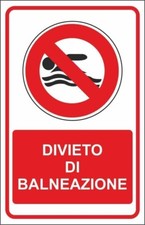 CARTELLO SEGNALETICO - DIVIETO