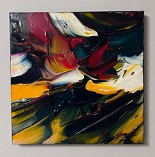 Pierluigi De Lutti, Olio su Tela 50x50x4 Pezzo Unico 