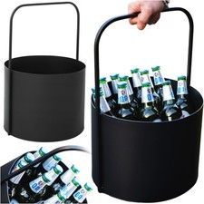 Portabottiglie Acciaio Nero -