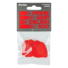 Dunlop 450P.46 Delrin 500 Prime Grip Picks 0,46 mm - Set di plettri