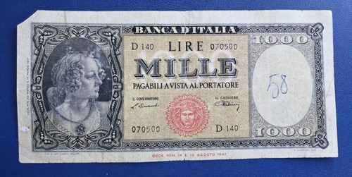 1000 lire italia ornata - 1000,