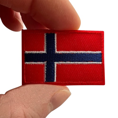 Mini norway flag - patch, iron