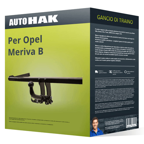 Gancio traino adatto per opel - per,