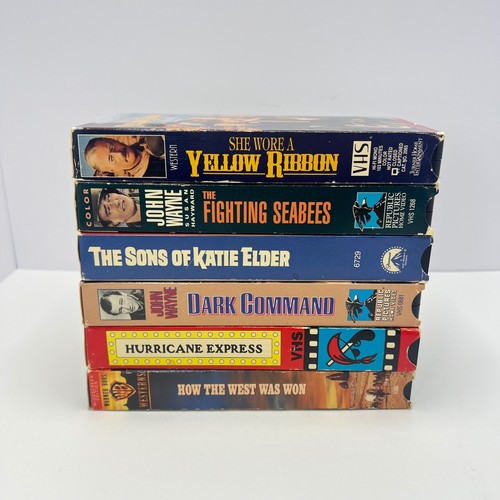 John wayne vhs movies lot - wayne,