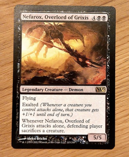 Mtg magic nefarox - mtg, overlord