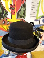 Cappello feltro nero da donna