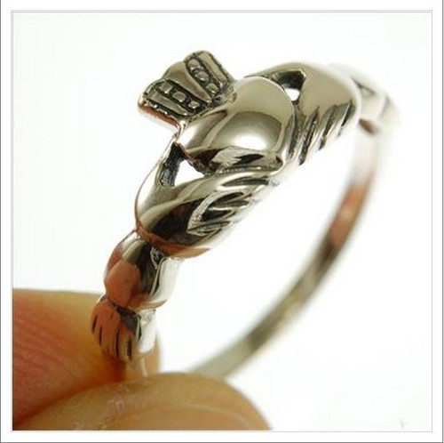 Anello argento claddagh - anello,