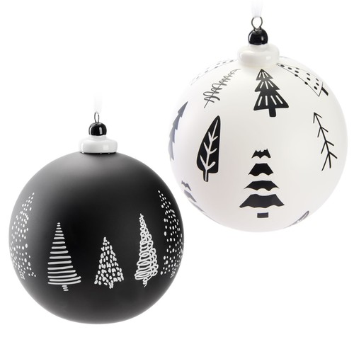 Palline natale vetro - vetro, cm