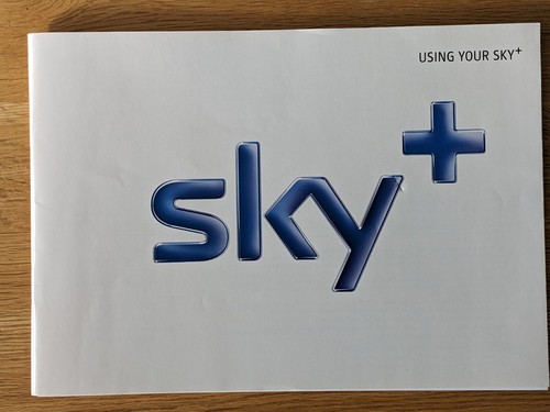 Sky plus istruzioni manuale - sky, istruzioni/manuale