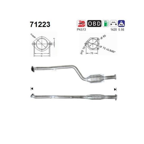 71223 catalizzatore per - catalizzatore,