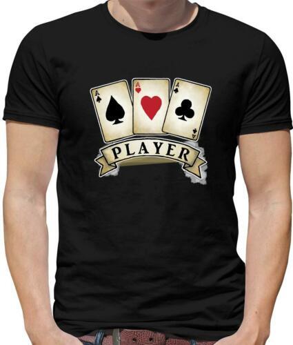 Poker player shirt viso - poker,