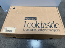 Apple Macintosh Kit Accessori Power Mac 8100/80 Boxato con Mouse e Dischi Vintage