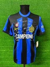 Maglia Inter Scudetto CAMPIONI Signed No Indossata Match Worn Shirt Jersey TG M