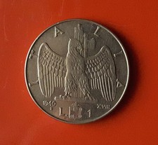 1 LIRA 1940 ERRORE - BARRETTA