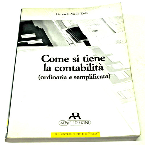 Come tiene contabilita - si, contabilita'