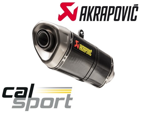 Silenziatore scarico akrapovic - silenziatore,