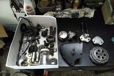 ducati GTL desmo 350 engine spare parts - parti ricambio motore