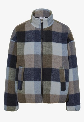Cecil check blouson blu - cecil,
