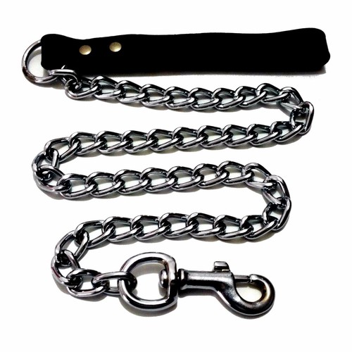 Hundeleine cromata con manico - cromata,