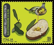 Olio Extra Vergine di Oliva Italy 2022 Made in Italy Gastronomia Cucina Alimentare 1v MNH