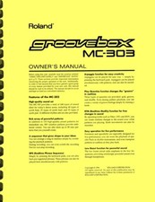 Roland MC-303 Groovebox MANUALE DEL PROPRIETARIO