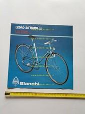 Bianchi bicicletta Ledro 28" Uomo anni 70 depliant originale  