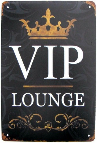 Insegna targa vip lounge bar - targa,