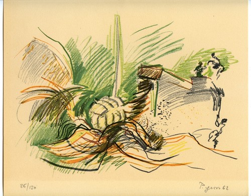 Pignon edouard lithographie - pignon,