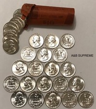 (20) Washington Quarters da OBW Roll Estate 1932-1964 CH-GEM Bu Unc 90% argento