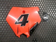Tabella Porta Numero Plastica Ktm Sx 85 2004