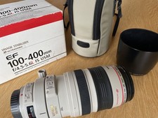 Canon EF 100-400mm F4.5-5.6 L Is USM Obiettivo Stabilizzatore d'immagine in ottime condizioni. 