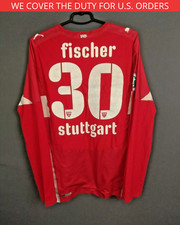 Fischer VfB Stuttgart Jersey 2009/10 Match Worn Away XL Shirt Trikot Maglia ig93