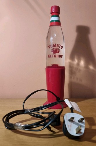 Lampada lava ketchup pomodoro