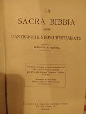 La Sacra Bibbia Giovanni Luzzi