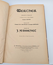 Massenet: Werther Vocal Score