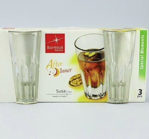 Tris bicchieri aperitivo susa - bicchieri,