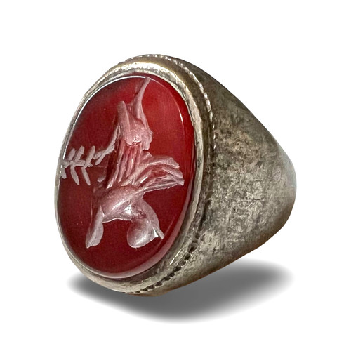 Anello con sigillo grifone