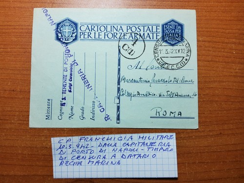 2590 franchigia cartolina - 2590,